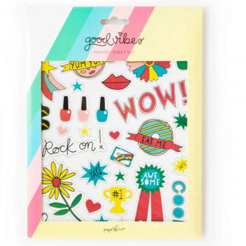 Paperlove Good Vibes Magnet 3 Sheets Set