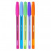 Cello 5 Pack 1.0mm Retractable Tri-mate Ballpoint Fashion Bright Colors Pens
