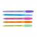 Cello 5 Pack 1.0mm Retractable Tri-mate Ballpoint Fashion Bright Colors Pens