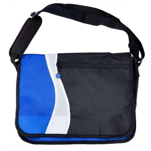 Messenger Bag with Carrying Strap in Blue Messenger Bag with Carrying Strap in Blue