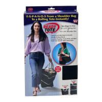 Ready Tote Expanding Tote Bag with Fold Away Wheels