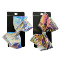 Metallic Hair Bows in Assorted Colors
