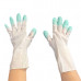 My Cleaning Time Anti Slip Fashion Cuff Reusable Rubber Cleaning Gloves in Assorted Colors