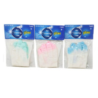 My Cleaning Time Anti Slip Fashion Cuff Reusable Rubber Cleaning Gloves in Assorted Colors