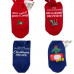 Mistletoe Marathon Christmas Ankle Socks in Assorted Designs Mistletoe Marathon Christmas Ankle Socks in Assorted Designs