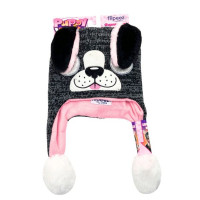 Flipeez Puppy Beanie with Moving Ears and Bonus Gloves