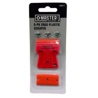 Master Mechanic Ergo Plastic Mini Scraper with 5 Plastic Blades