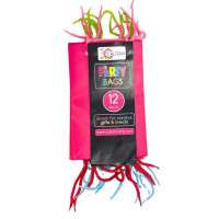 12 Pack Small Gift Bags in Assorted Colors & Designs