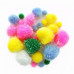 Essentials By Leisure 25 Count Assorted Sizes Iridescent Pastel Colors Craft Pom Poms Essentials By Leisure 25 Count Assorted Sizes Iridescent Pastel Colors Craft Pom Poms