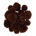 Essentials By Leisure 20 Count Assorted Sizes Brown Yarn Craft Pom Poms Essentials By Leisure 20 Count Assorted Sizes Brown Yarn Craft Pom Poms
