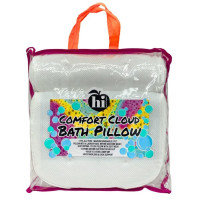 Hi Peach Layne Comfort Cloud Bath Pillow in White