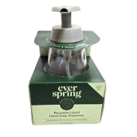 Ever Spring 10 Oz Glass Liquid Hand Soap Dispenser