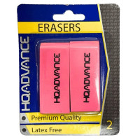 HQ Advance 2 pack Premium Quality Latex Free Erasers