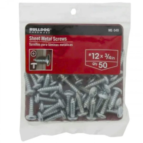 Bulldog Hardware 50 Count #12 x 3/4 Bulldog Hardware 50 Count #12 x 3/4