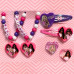 Barbie 6 Piece BFF Accessory Set with Bracelets Charms and Snap Clips Barbie 6 Piece BFF Accessory Set with Bracelets Charms and Snap Clips