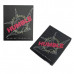 Faux Leather Trifold Wallet in Black with Humble Design Faux Leather Trifold Wallet in Black with Humble Design