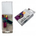 Charles Leonard 10 Pack Metallic Binder Clips in Assorted Colors and Sizes