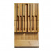 Ruboxa 12 Slot Bamboo Knife Drawer Organizer Ruboxa 12 Slot Bamboo Knife Drawer Organizer