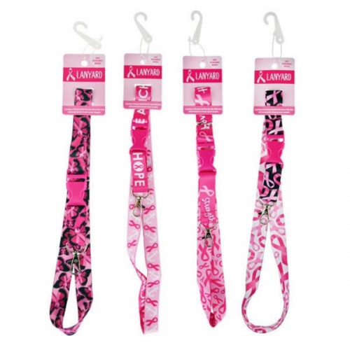 Pink Lanyard with Detachable Buckle in Assorted Pink BCA Designs Pink Lanyard with Detachable Buckle in Assorted Pink BCA Designs