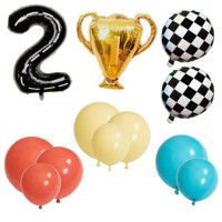 Sheryl Decor Race Car Balloon Garland Kit