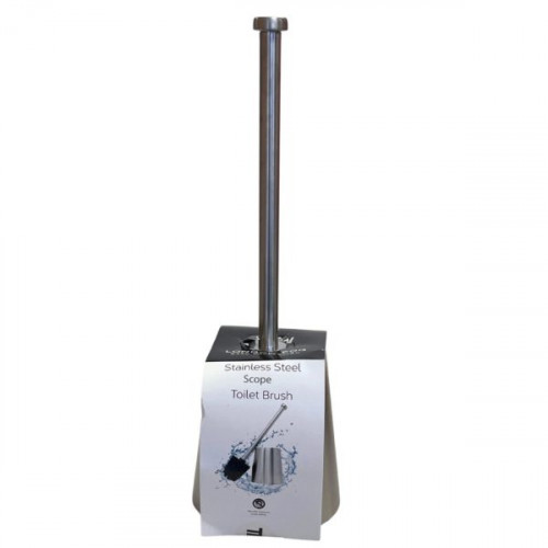 London Fog Stainless Steel Scope Toilet Brush and Holder