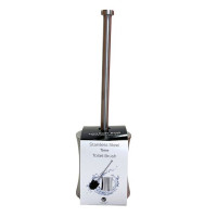 London Fog Stainless Steel Time Toilet Brush and Holder