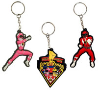 Power Rangers Rubber Keychains in Assorted Designs