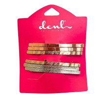 DCNL 6 Count Metallic Bobby Pins