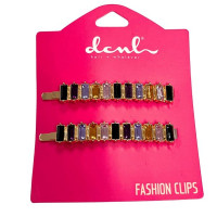 DCNL 2 Count Baguette Rhinestone Fashion Clips