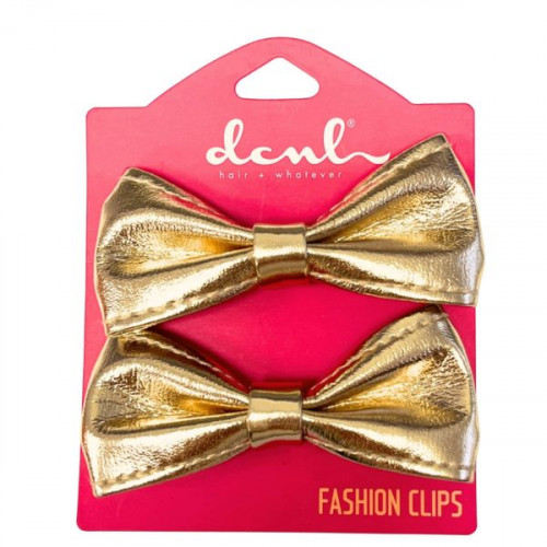 DCNL 2 Count Gold Bow Fashion Clips DCNL 2 Count Gold Bow Fashion Clips