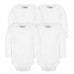 Mighty Goods 4-Pack Baby Neutral White Long Sleeve Bodysuits for Newborns Mighty Goods 4-Pack Baby Neutral White Long Sleeve Bodysuits for Newborns