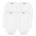 Mighty Goods 4-Pack Baby Neutral White Long Sleeve Bodysuits for 3-6 Months Mighty Goods 4-Pack Baby Neutral White Long Sleeve Bodysuits for 3-6 Months