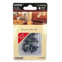 Topzone 10 Piece M6 Wing Nuts