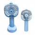 Acellories Portable Rechargeable Handheld Misting Fan in Blue Acellories Portable Rechargeable Handheld Misting Fan in Blue