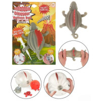Expressions Inflatable Gray & Red Dinosaur Balloon Ball