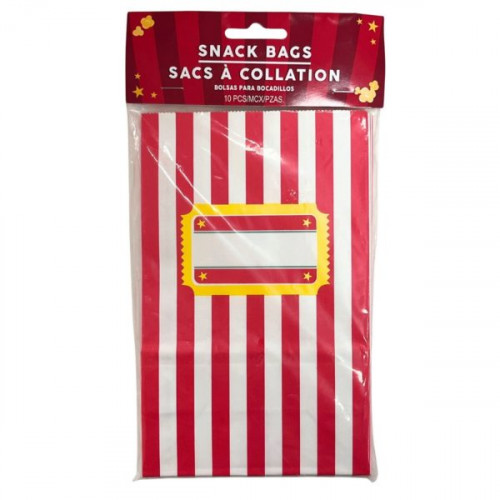 10 Pack Disposable Snack Bags 10 Pack Disposable Snack Bags