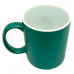 11oz Matte Green C-Handle Ceramic Mug with White Interior 11oz Matte Green C-Handle Ceramic Mug with White Interior