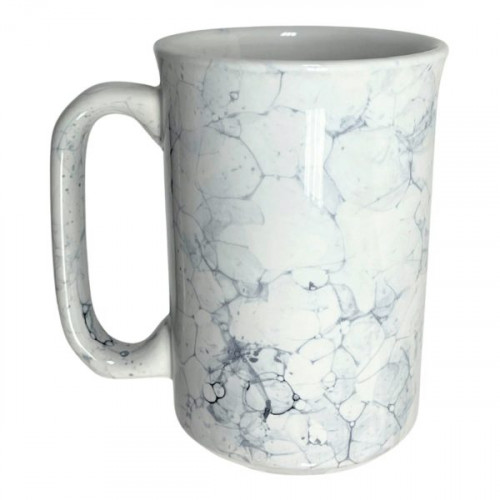 11oz White Marble C-Handle Ceramic Mug 11oz White Marble C-Handle Ceramic Mug