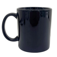 11oz Black C-Handle Ceramic Mug
