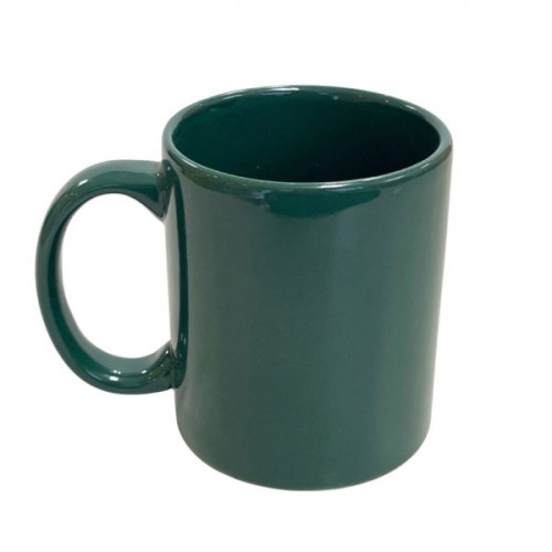 11oz Green C-Handle Ceramic Mug 11oz Green C-Handle Ceramic Mug