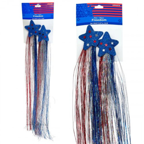 Expressions Americana Stars & Spangles Hair Clip Expressions Americana Stars & Spangles Hair Clip