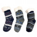 1 Pack Fuzzy Sock with Circular Grips in Assorted Deer Designs 1 Pack Fuzzy Sock with Circular Grips in Assorted Deer Designs