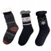 1 Pack Fuzzy Sock with Circular Grips in Assorted Winter Argyle Snowflake Designs 1 Pack Fuzzy Sock with Circular Grips in Assorted Winter Argyle Snowflake Designs