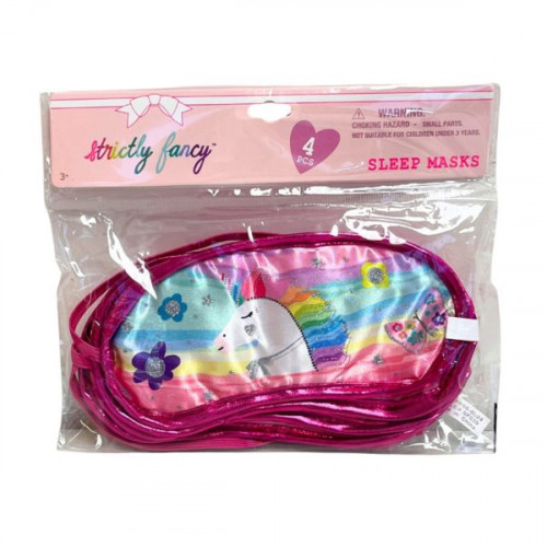 Strictly Fancy 4 Pack Unicorn Sleep Mask Strictly Fancy 4 Pack Unicorn Sleep Mask