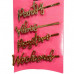 Adama 4 Pack On The Go Gold Barrettes in Fun Sayings Adama 4 Pack On The Go Gold Barrettes in Fun Sayings