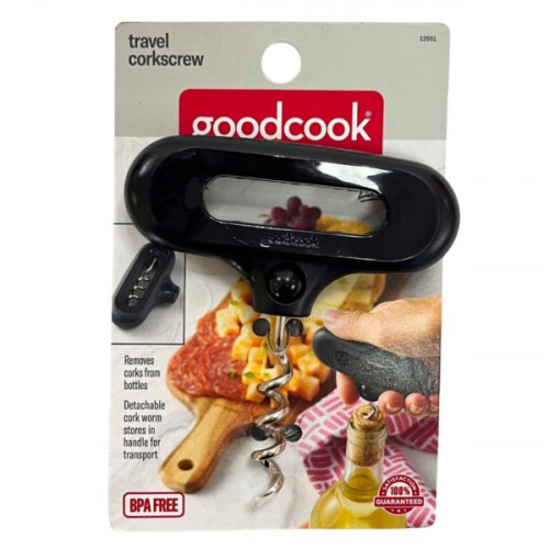 Good Cook Travel Corkscrew with Detachable Puller Good Cook Travel Corkscrew with Detachable Puller