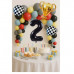 Sheryl Decor Retro Car Themed Balloon Garland Kit Sheryl Decor Retro Car Themed Balloon Garland Kit