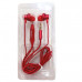EG Tech Stereo Earbuds with Mic in Red EG Tech Stereo Earbuds with Mic in Red