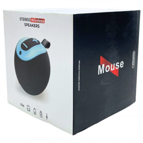 Mouse Wireless Bluetooth Portable Speaker in Red Mouse Wireless Bluetooth Portable Speaker in Red