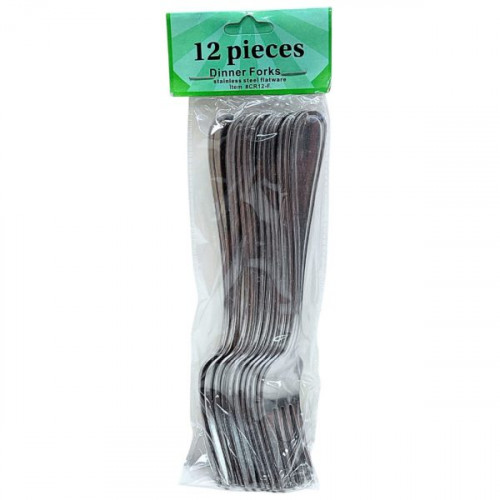 12 Piece Stainless Steel Dinner Fork Set 12 Piece Stainless Steel Dinner Fork Set